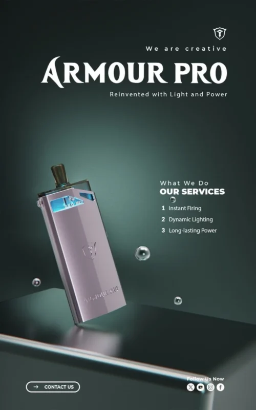 SAMURAI Armour Pro 將軍 PRO｜鎧甲發光高性能電子煙主機：圖片 3