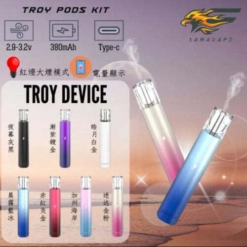 TROY 一代電子煙主機【RELX Classic】相容多款煙彈｜雙段調節｜Type-C快充 - KkVape：圖片 2