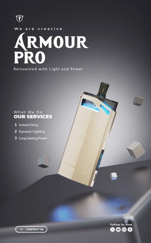 SAMURAI Armour Pro 將軍 PRO｜鎧甲發光高性能電子煙主機：圖片 2