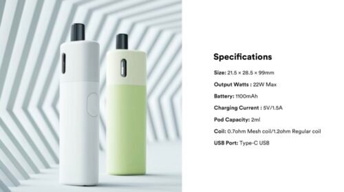 VAPTIO Avocado Baby 1100mAh 酪梨寶寶 電子煙主機套裝：圖片 5